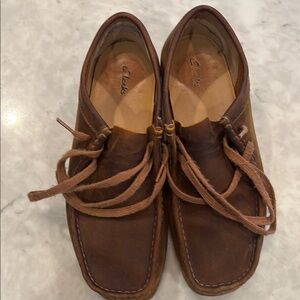 Clarks Men's Rustic Brown Leather Loafers